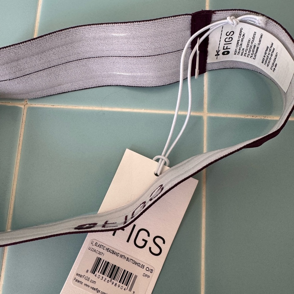 FIGS Dark Purple Headband - Picture 2 of 2